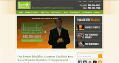 Desktop Screenshot of keefelaw.com